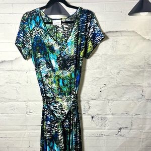 (NWOT) Avenue Summer V-neck Cap Sleeve Maxi Dress - 14/16 Plus